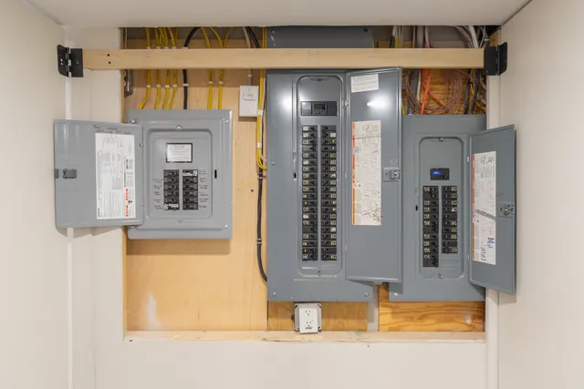 a view of storage and utility room