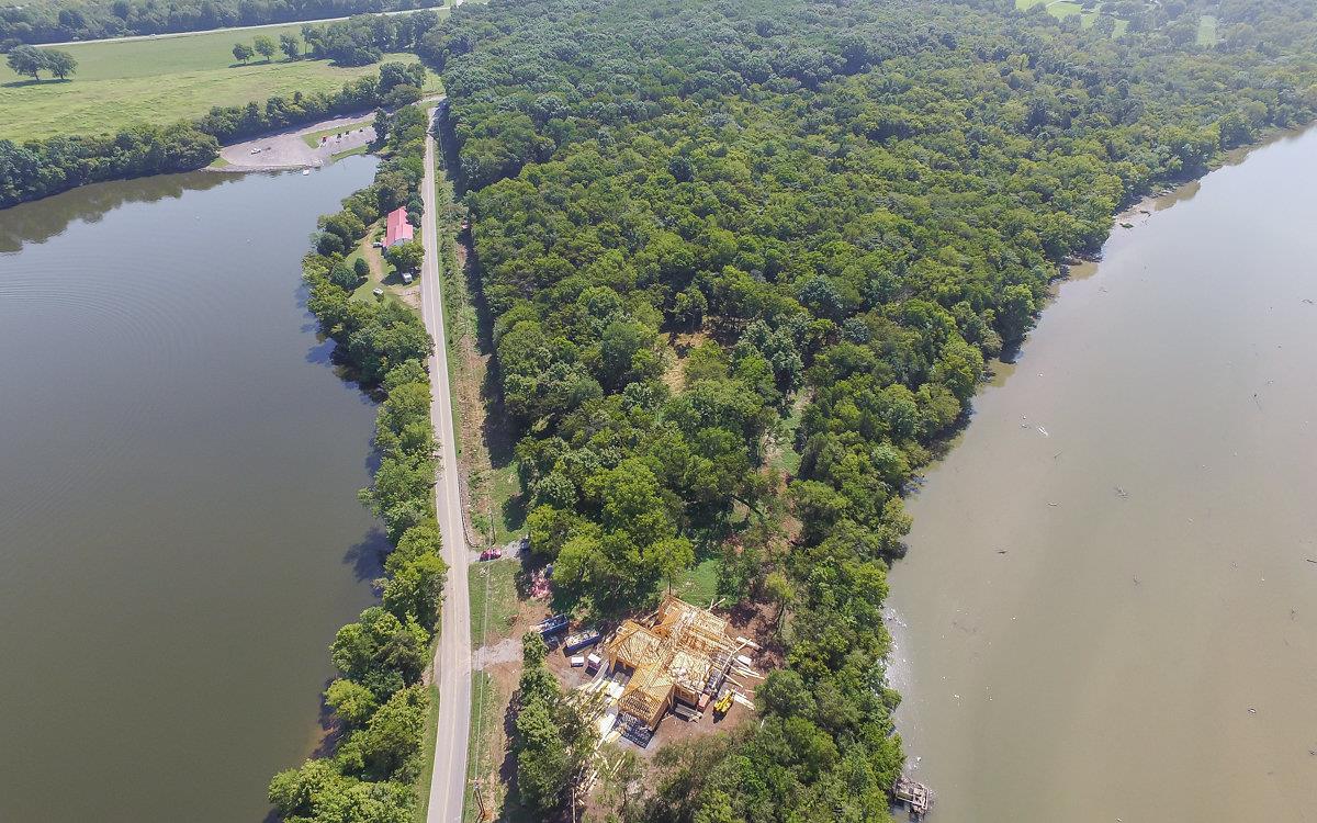 0 Burton Road Mount Juliet, TN 37122 - Photo 18 of 22 an aerial view of a house with a lake view