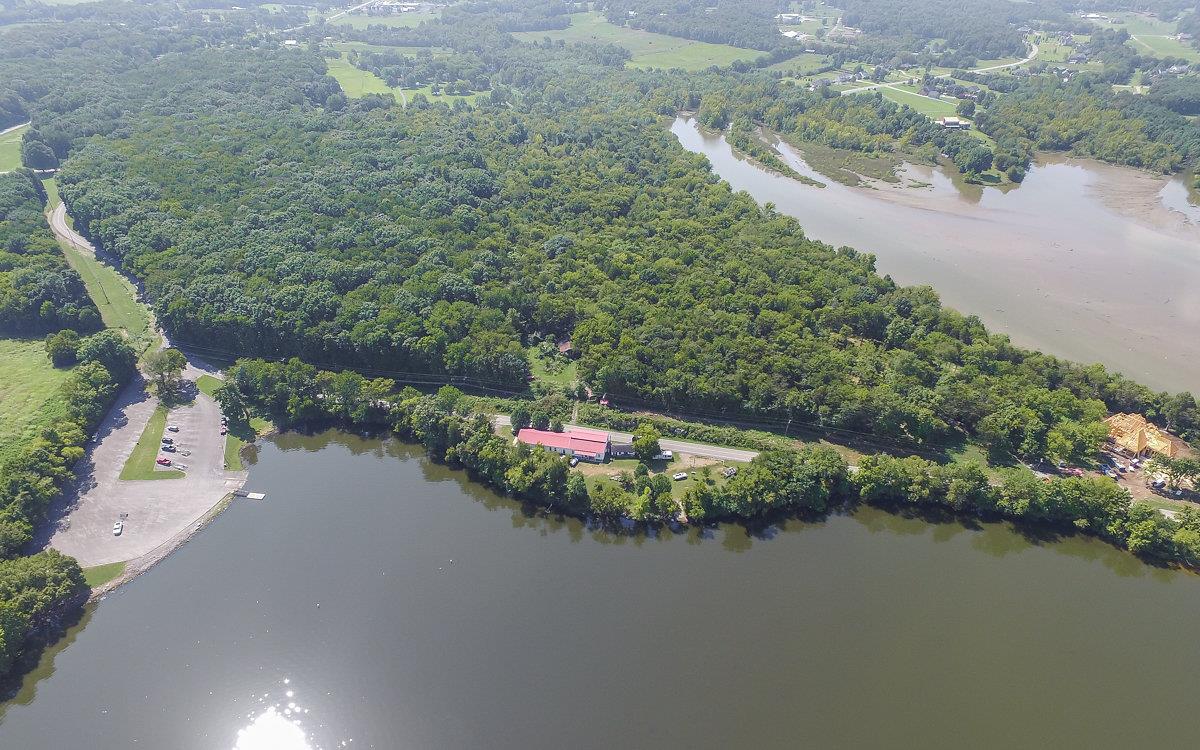 0 Burton Road Mount Juliet, TN 37122 - Photo 20 of 22 an aerial view of a house with a yard and lake view