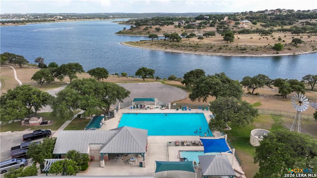 523 Mystic Parkway Spring Branch, TX 78070 - Photo 6 of 15 an aerial view of a house with a lake view