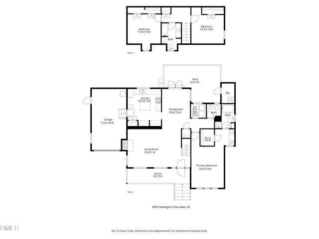 $469,000 | 2003 Chedington Drive, Apex, NC 27502