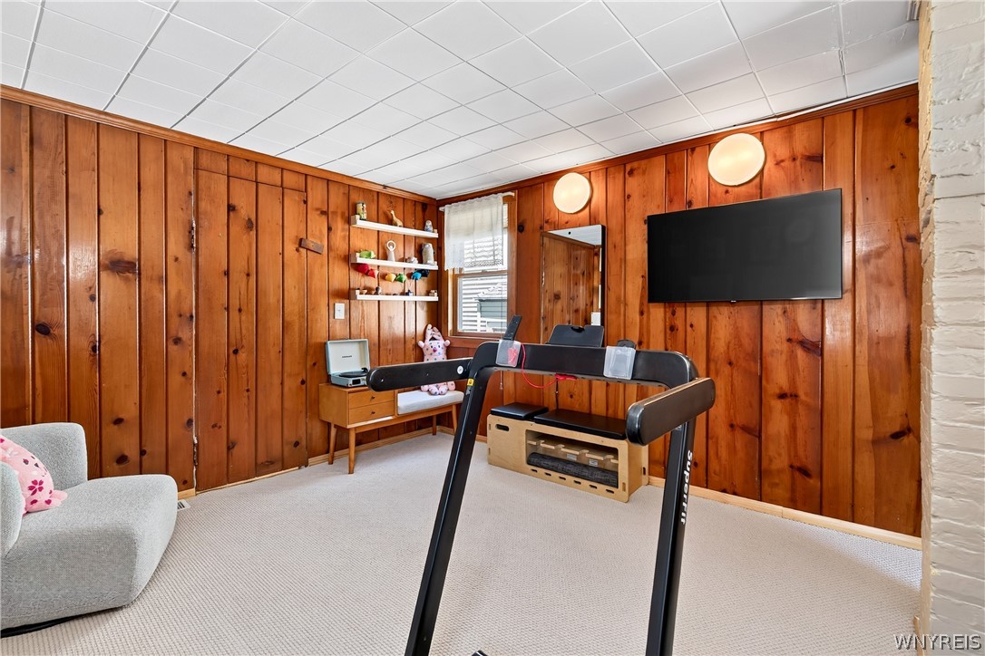 380 Summer Street Buffalo, NY 14213 - Photo 25 of 46 2nd Floor Media Room