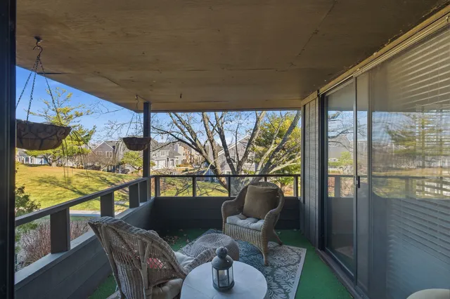 a outdoor living with furniture