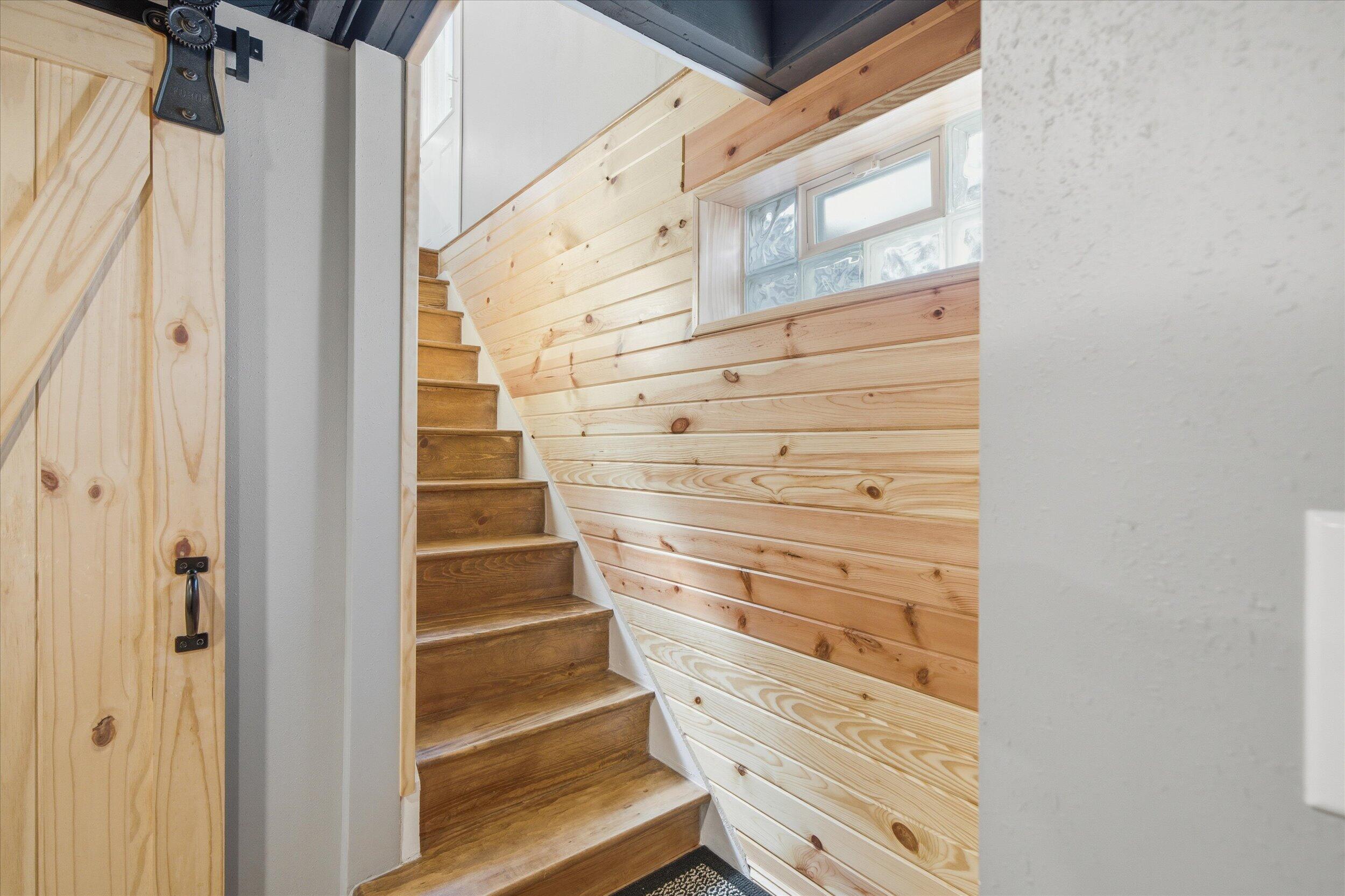 2801 East Rhode Island Avenue Milwaukee, WI 53207 - Photo 21 of 35 Wood paneled staircase