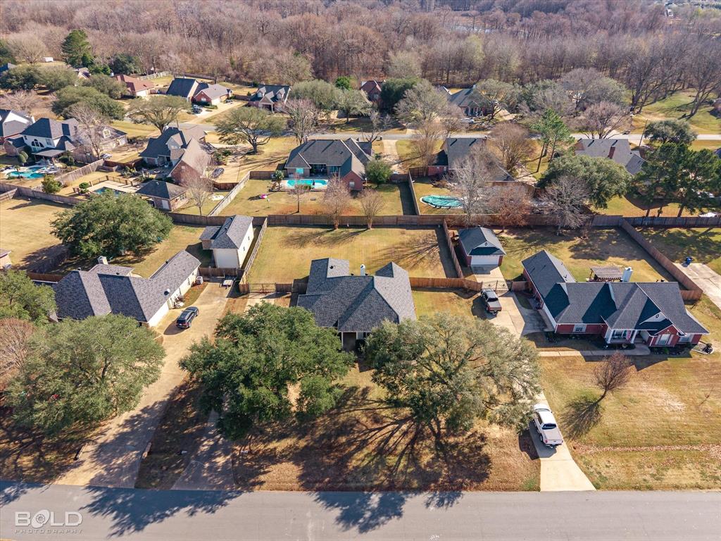 218 Ridgefield Drive Bossier City, LA 71111 - Photo 35 of 40 Aerial view of property's location with nearby suburban area
