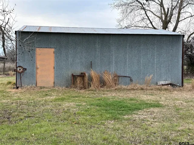 a small pool with a outdoor space