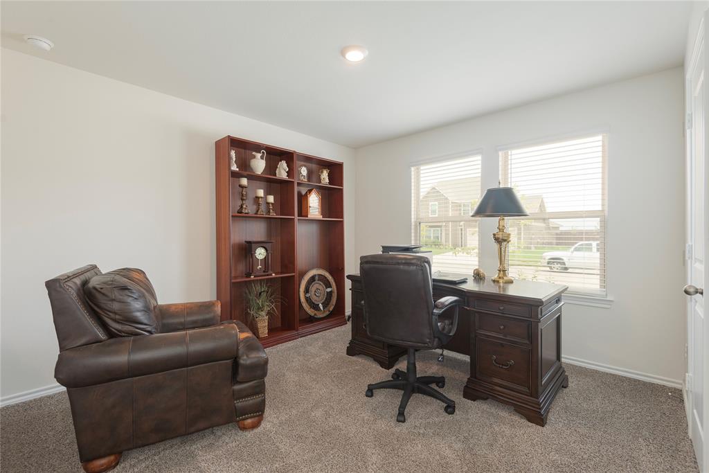 723 Primrose Lane Pilot Point, TX 76258 - Photo 6 of 37 BEDROOM 4 IS A GREAT OFFICE WITH DOUBLE WINDOW AND FULL CLOSET.