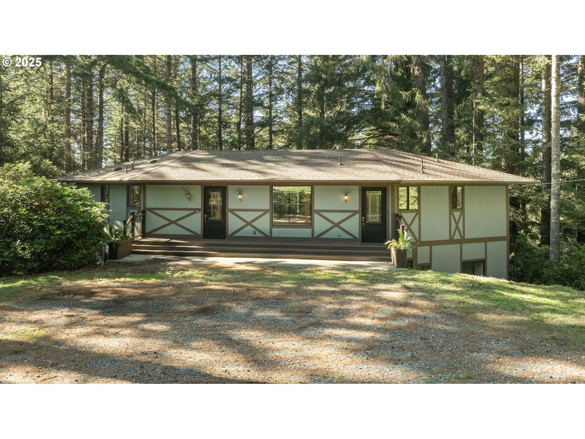 95708 Horton Lane Brookings, OR 97415 - Photo 5 of 46 a black and white photo of a house