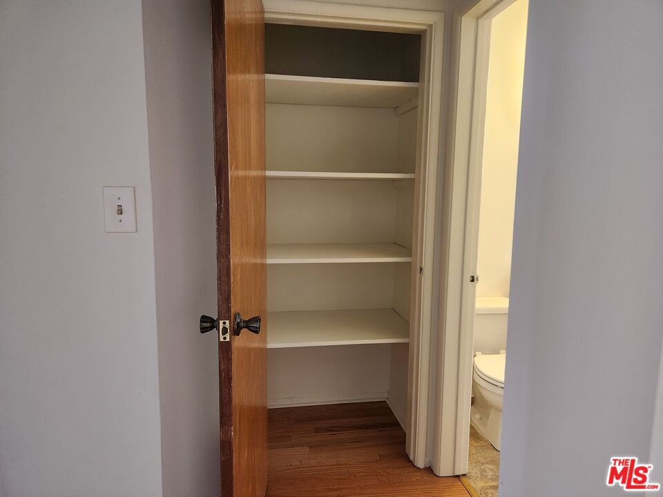 939 North Stanley Avenue, Unit 6 West Hollywood, CA 90046 - Photo 9 of 11 a view of walk in closet with empty racks