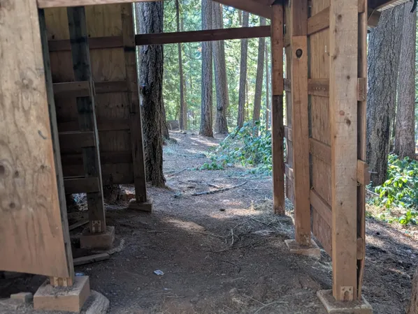 a view of a door