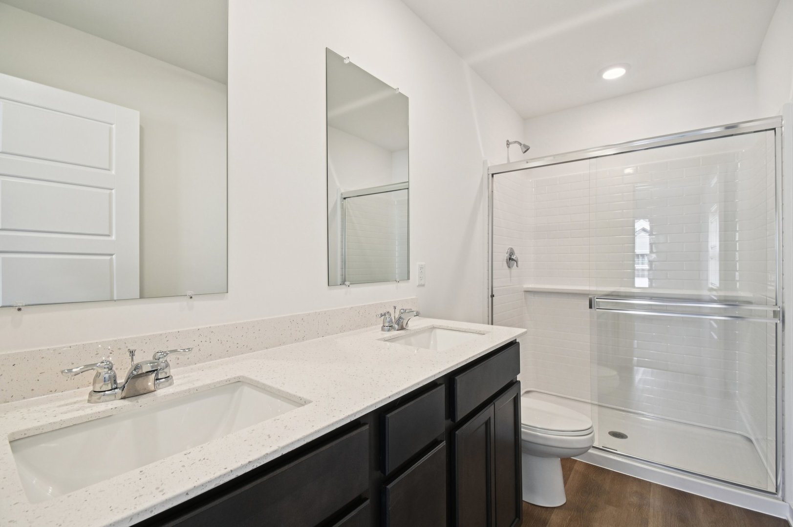 1433 Oakfield Lane Pingree Grove, IL 60140 - Photo 20 of 75 a bathroom with a sink a toilet and shower