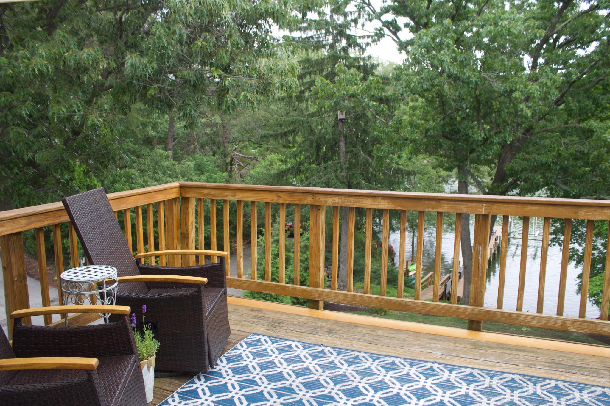 1219 Meadow View Road Pasadena, MD 21122 - Photo 4 of 16 Primary Suite deck overlooking lush greenery.