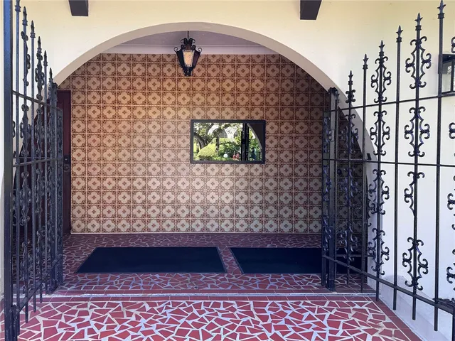 a view of a volley ball court