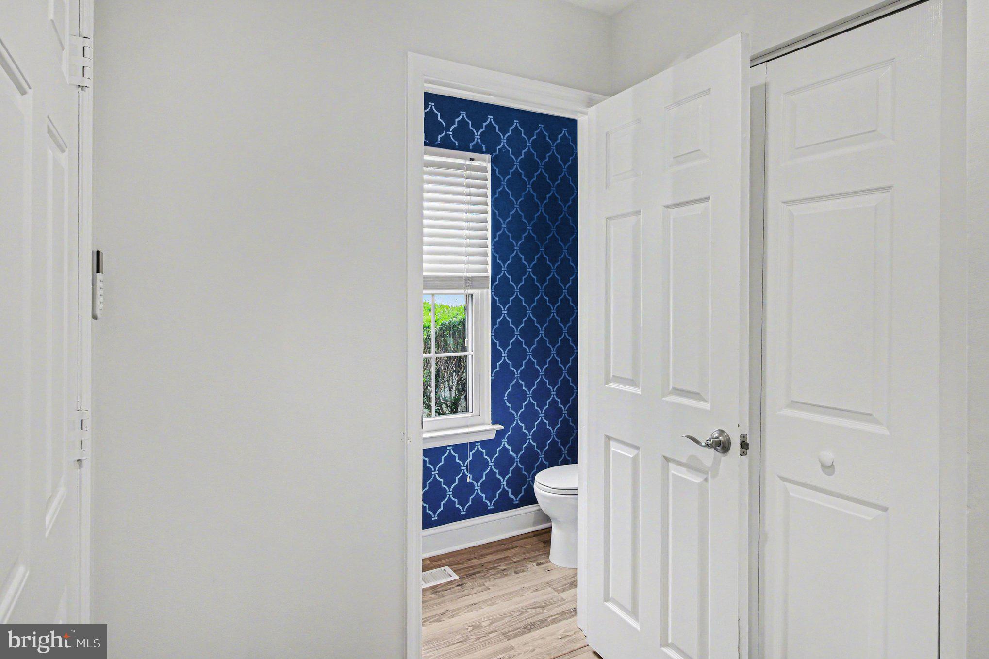 3402 Keswick Way Newtown Square, PA 19073 - Photo 21 of 29 Chic bathroom entry with bold accents.