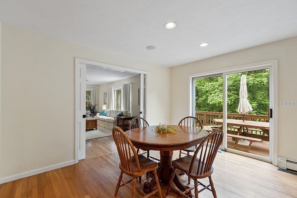 6 Farrar Road Upton, MA 01568 - Photo 11 of 42 a view of a dining room with furniture and wooden floor