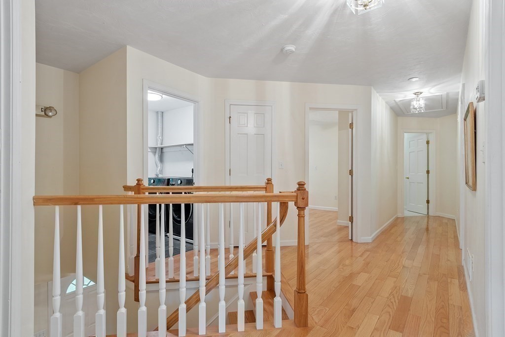 6 Farrar Road Upton, MA 01568 - Photo 17 of 42 a view of hallway with wooden floor