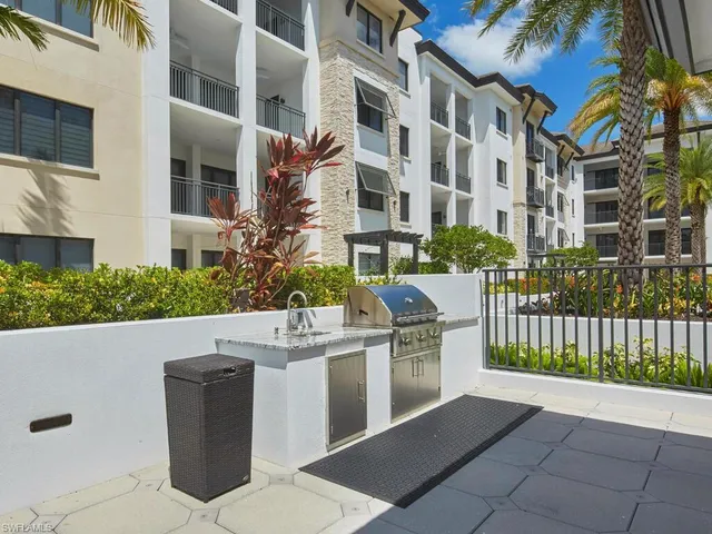 a view of a building with a outdoor space