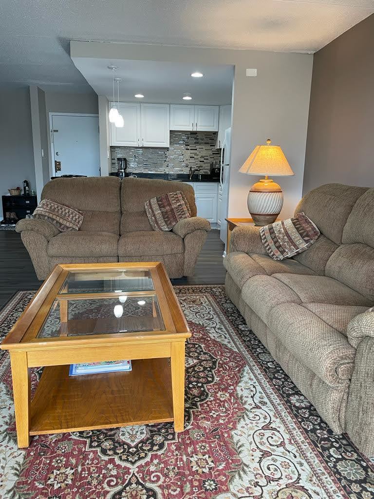 2015 South Finley Road, Unit 212 Lombard, IL 60148 - Photo 9 of 26 a living room with a couch and potted plant