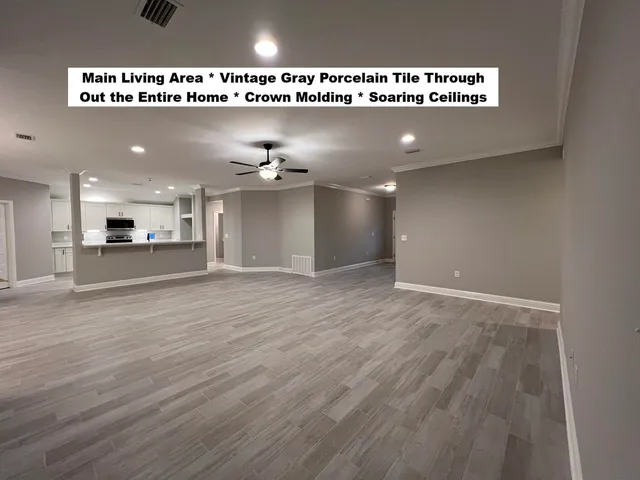 a view of a kitchen with a sink