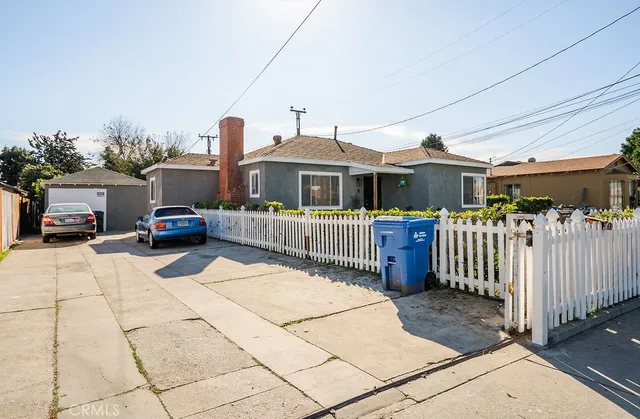a view of a house with a patio