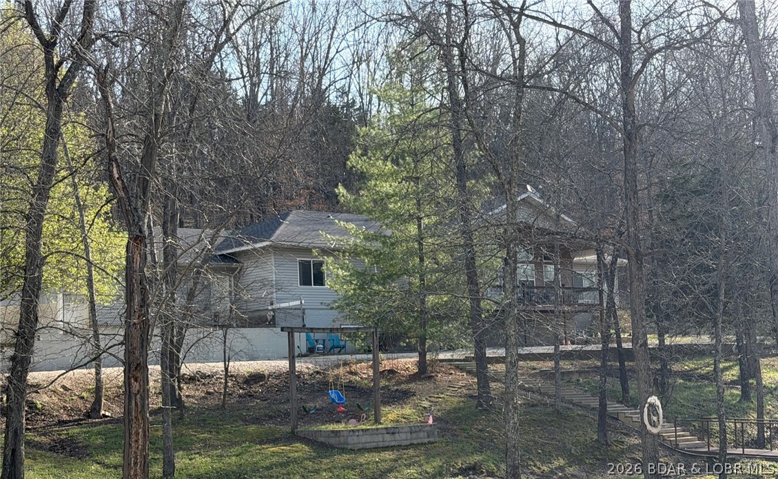 Main Home Nestled in the Trees