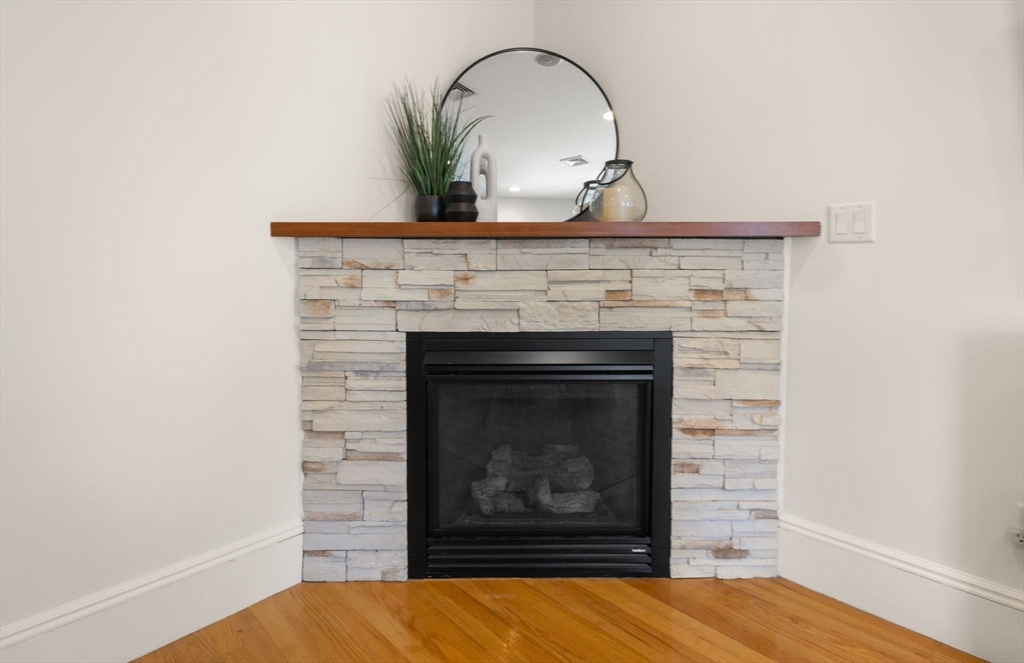 12 I Street, Unit 3 Boston, MA 02127 - Photo 11 of 19 a living room with furniture and a fireplace
