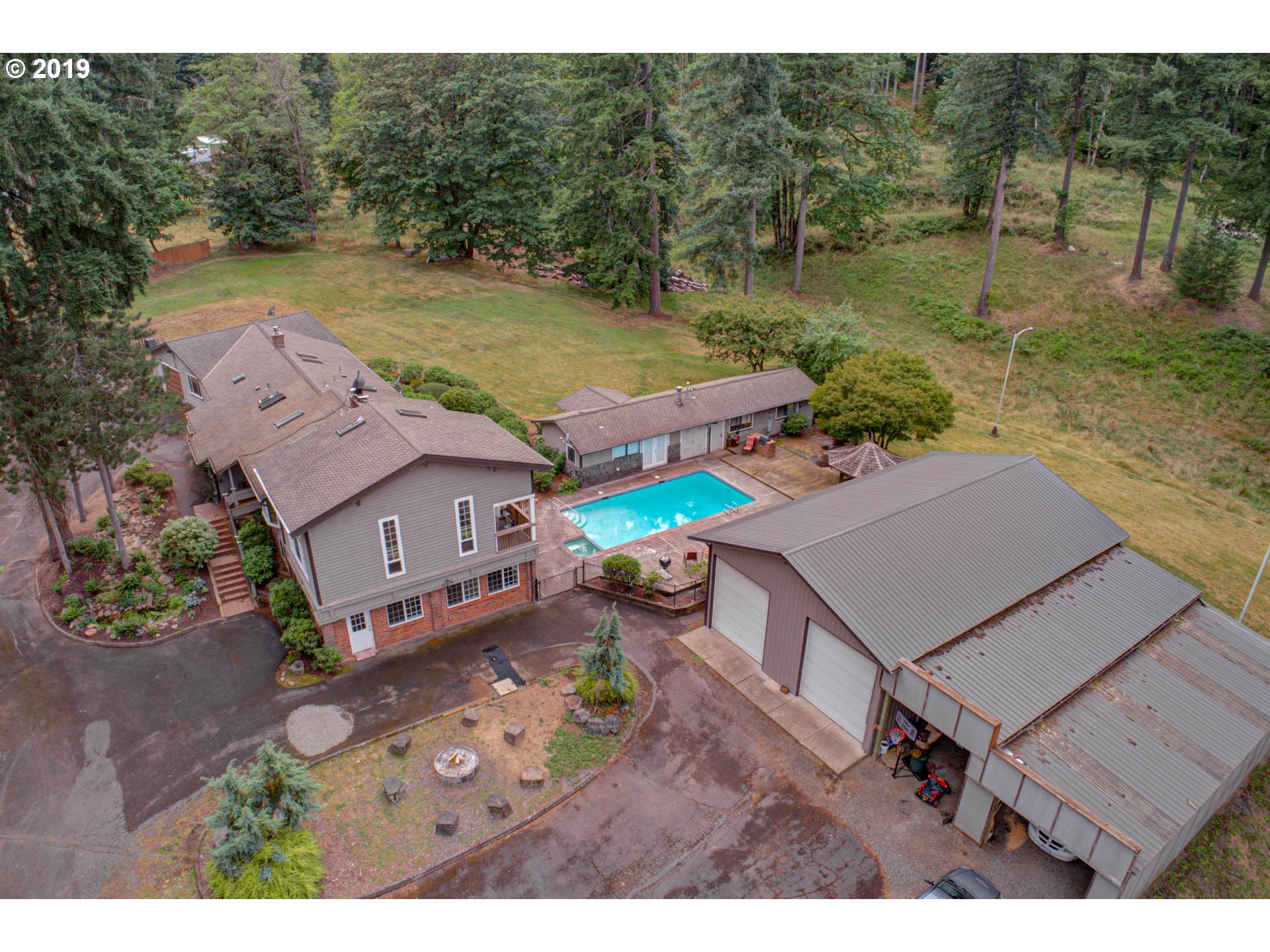32440 Southeast Colorado Road Sandy, OR 97055 - Photo 31 of 32 an aerial view of a house with outdoor space
