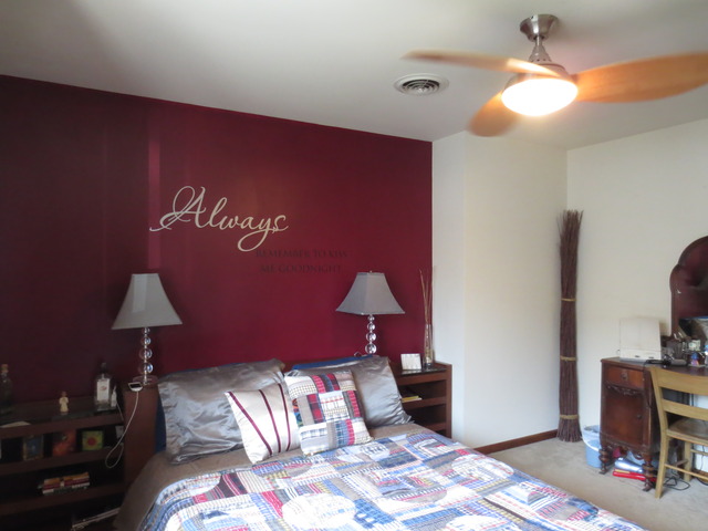 14820 South Penn Road Plainfield, IL 60544 - Photo 15 of 25 a bedroom with a bed and a lamp on dresser