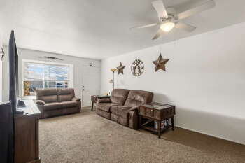 1666 Palma Road Bullhead City, AZ 86442 - Photo 4 of 22 a living room with furniture and a large window