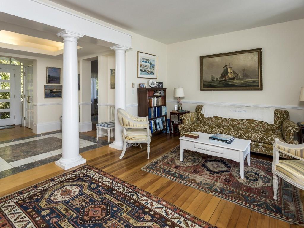 111 Paradise Point Road East Boothbay, ME 04544 - Photo 10 of 35 The living room includes built in...