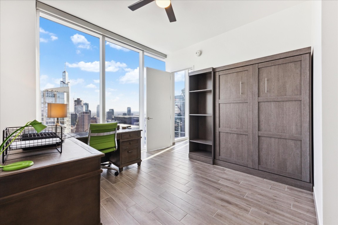 301 West Avenue, Unit 4005 Austin, TX 78701 - Photo 16 of 22 East view from 2nd bedroom with murphy bed
