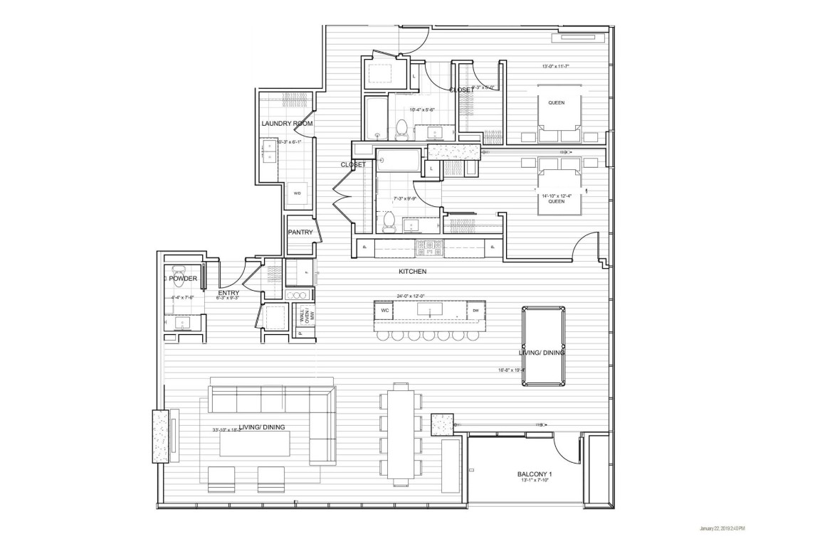 301 West Avenue, Unit 4005 Austin, TX 78701 - Photo 22 of 22 Plan