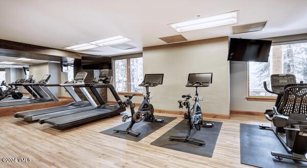 51 Offerson Road, Unit 202 Beaver Creek, CO 81620 - Photo 16 of 19 a view of a room with gym equipment