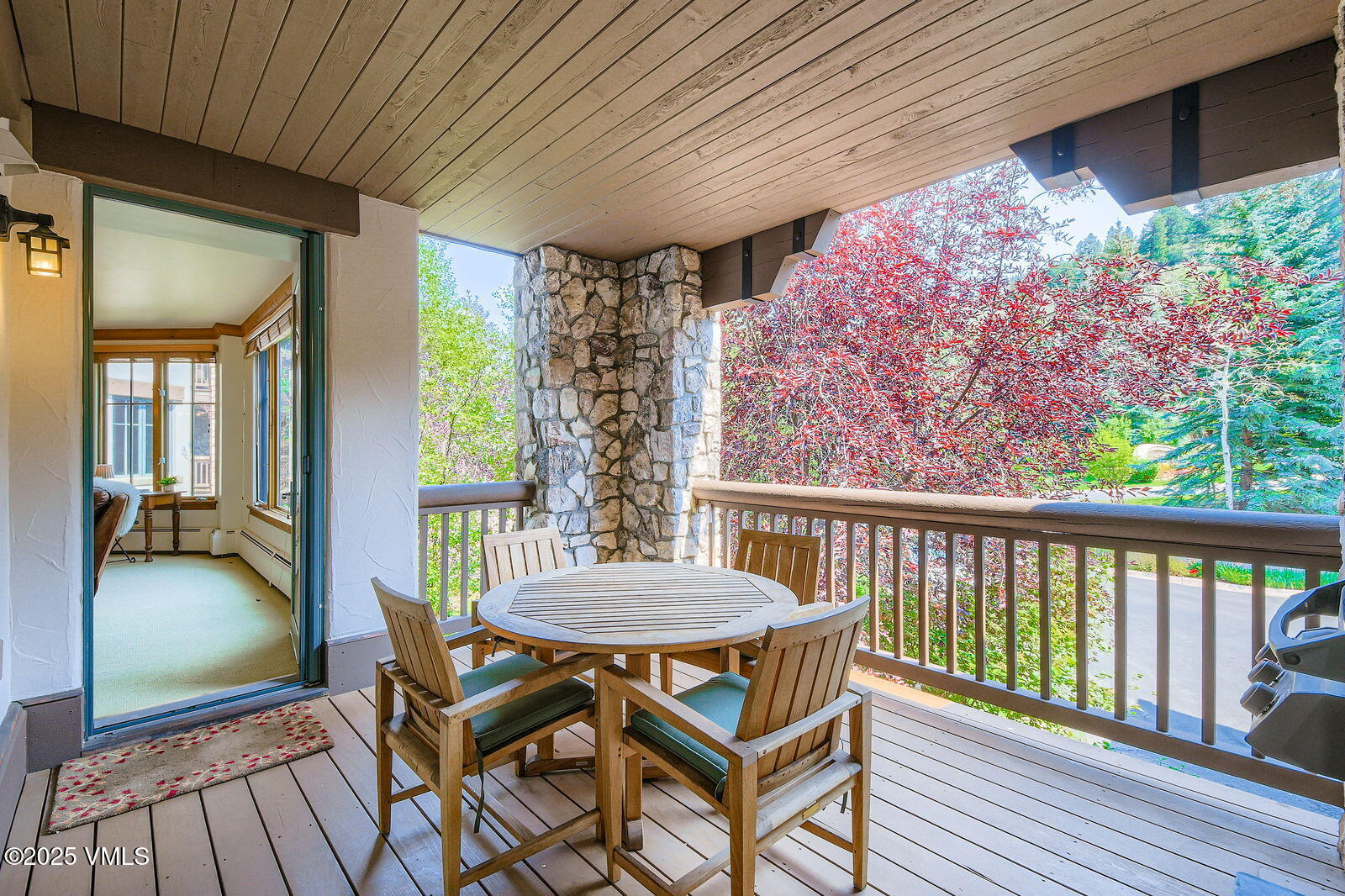 51 Offerson Road, Unit 202 Beaver Creek, CO 81620 - Photo 3 of 19 a view of a balcony with furniture