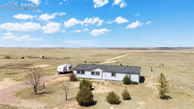 33510 Fossinger Road Yoder, CO 80864 - Photo 30 of 50 Aerial view featuring a rural view