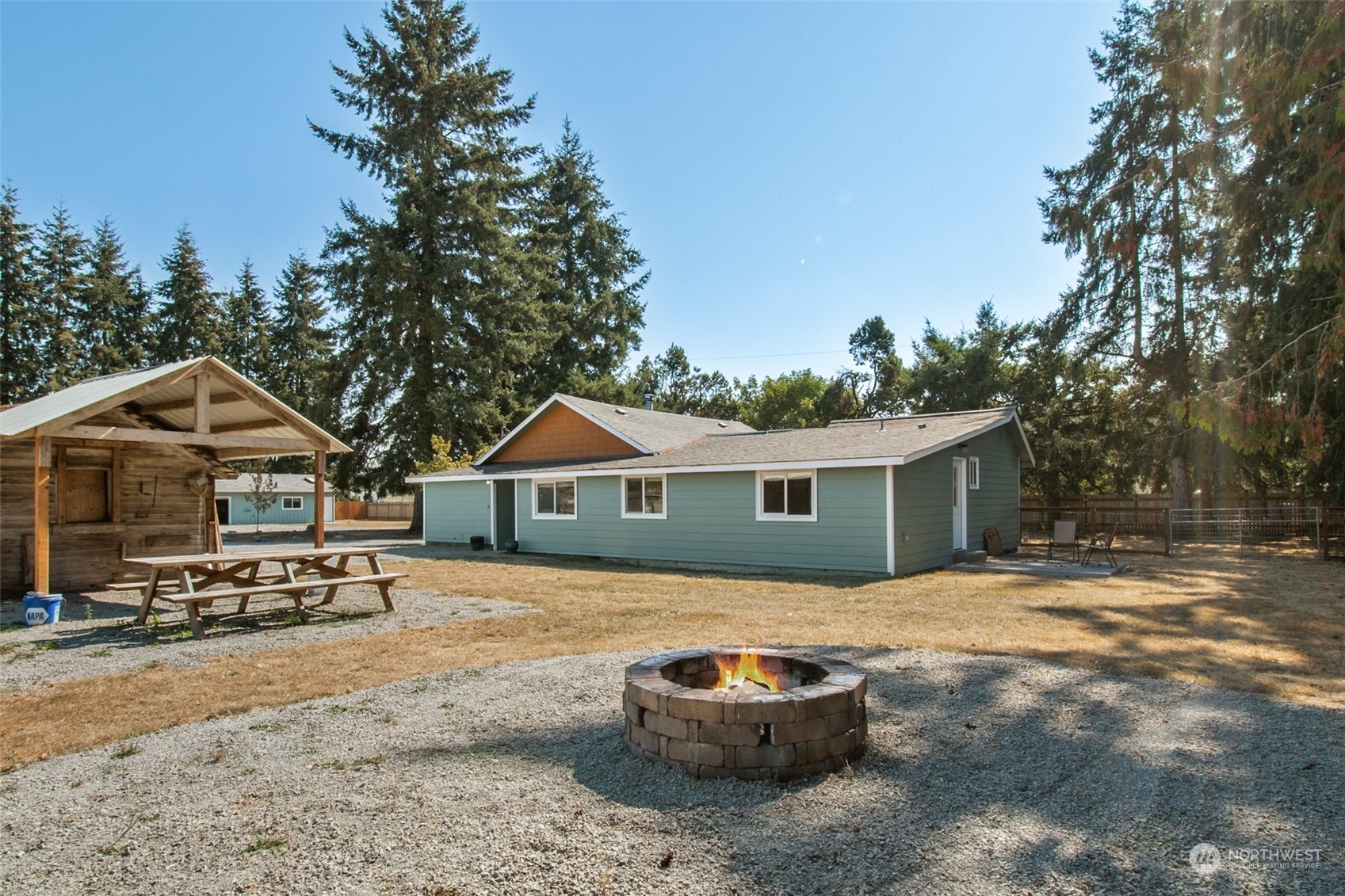 4840 176th Avenue Southwest Rochester, WA 98579 - Photo 27 of 38 a front view of a house with a yard