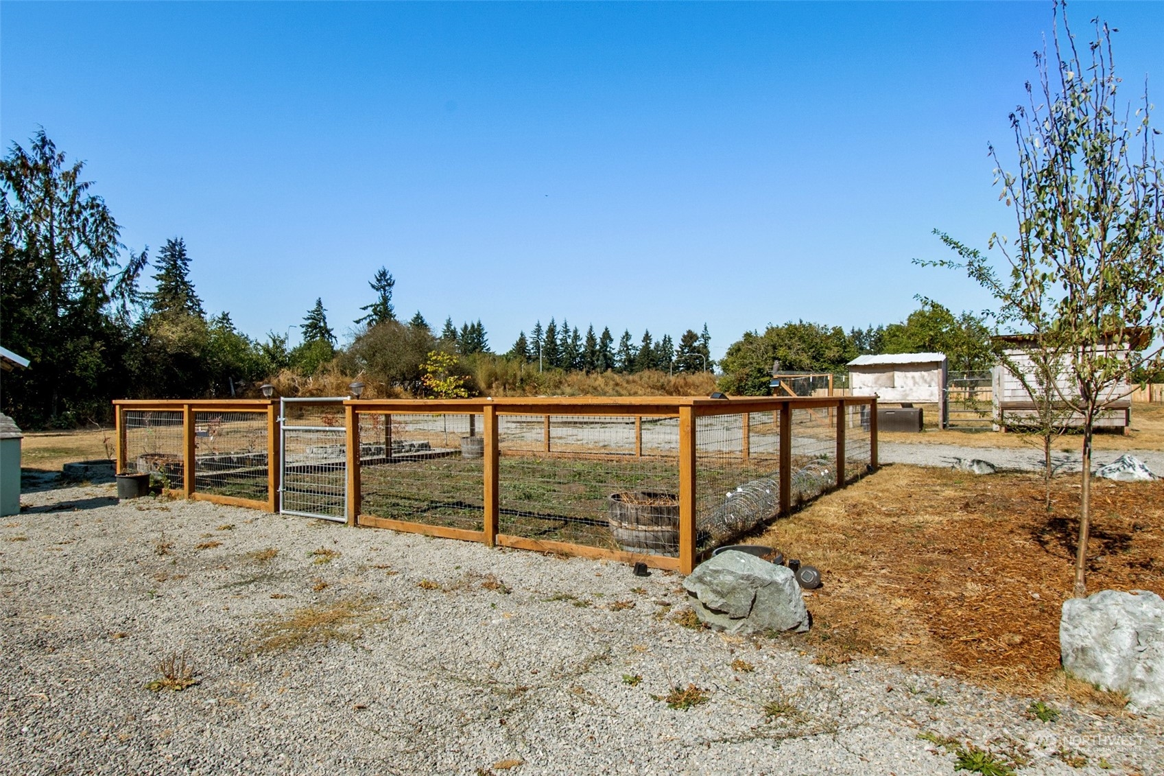 4840 176th Avenue Southwest Rochester, WA 98579 - Photo 29 of 38 a view of a backyard of the house