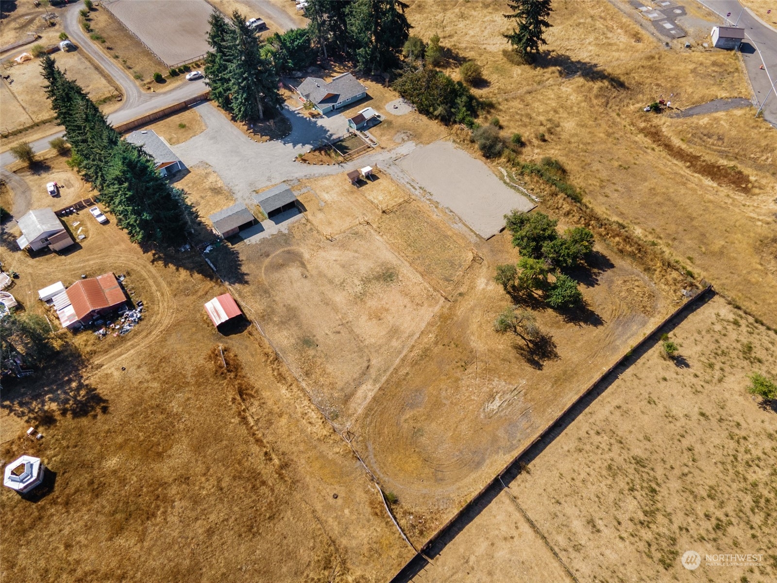 4840 176th Avenue Southwest Rochester, WA 98579 - Photo 36 of 38 view of backyard of house