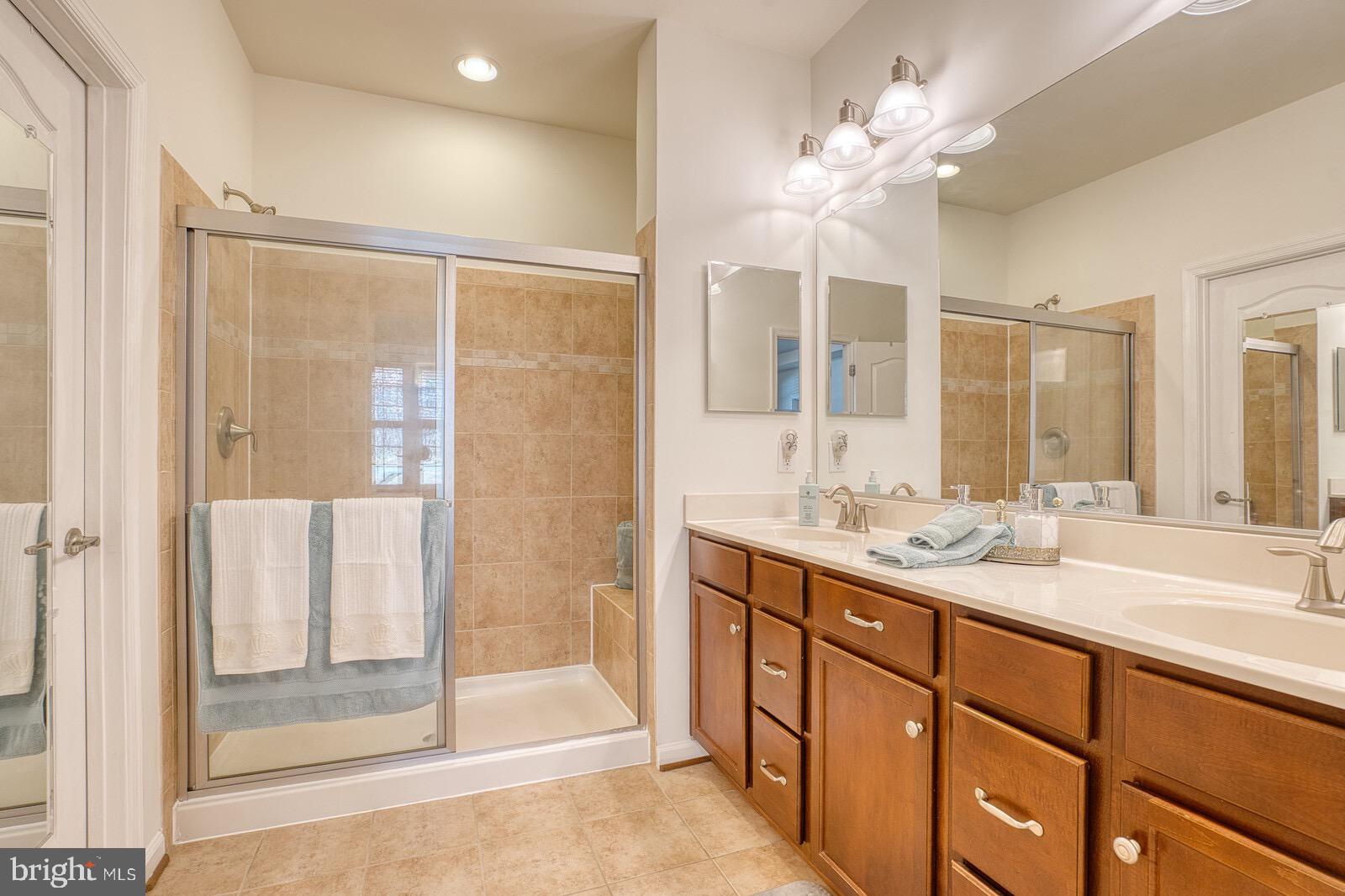 13113 Winding Trail Road Laurel, MD 20707 - Photo 20 of 37 HUGE SIT DOWN SHOWER IS SPOTLESS & ALL TILED TOO