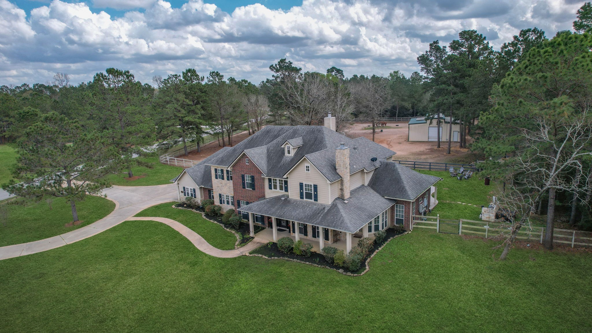26231 Crown Ranch Boulevard Montgomery, TX 77316 - Photo 3 of 46 an aerial view of a house