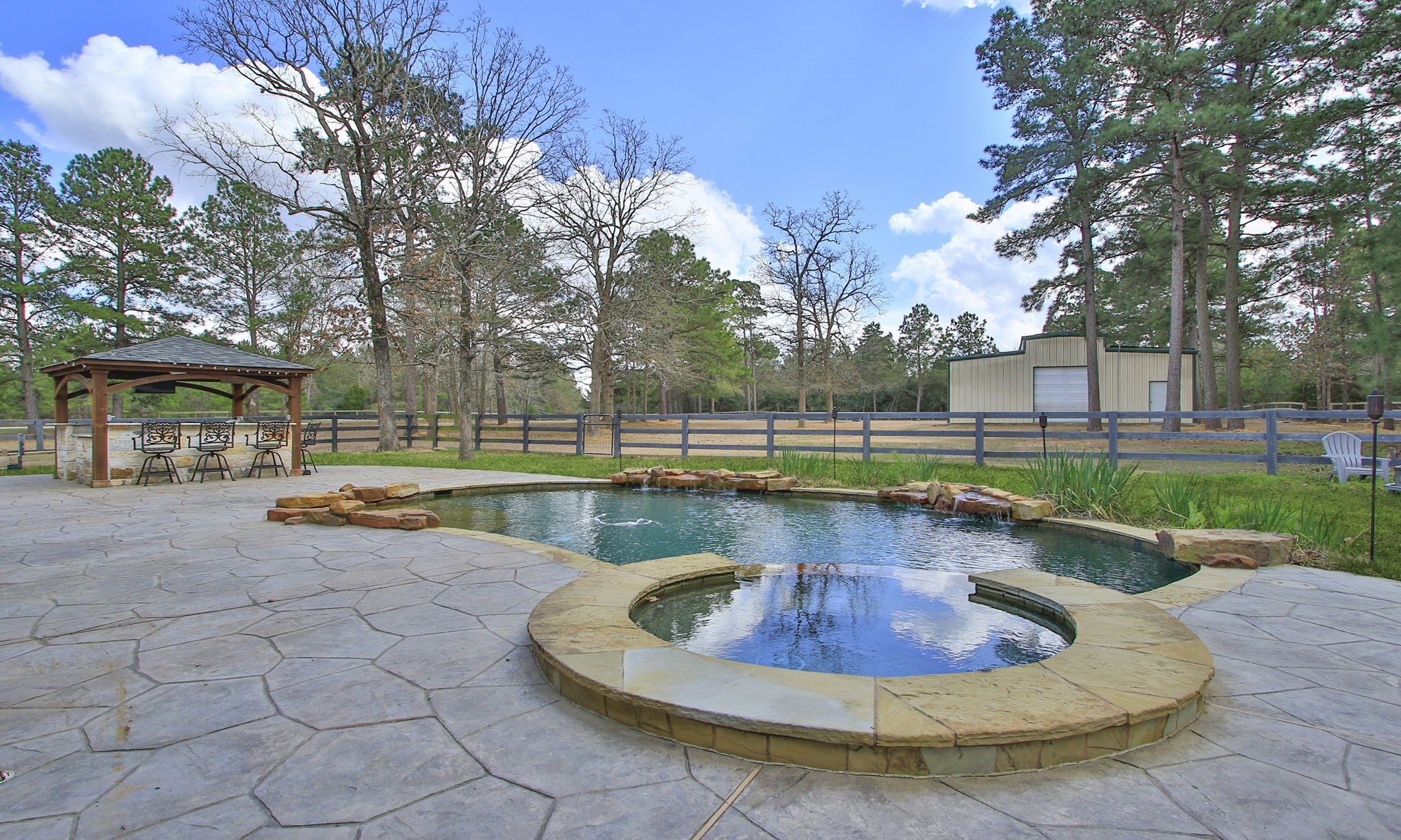 26231 Crown Ranch Boulevard Montgomery, TX 77316 - Photo 31 of 46 a view of a swimming pool with a patio