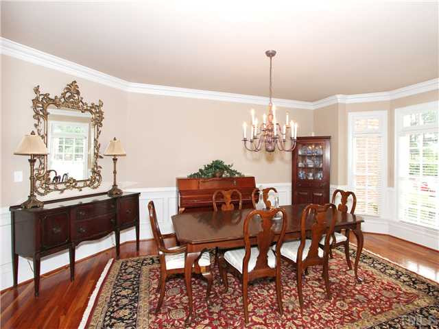 2505 Sharon View Lane Raleigh, NC 27614 - Photo 2 of 25 Elegant Formal Dining Room Offering Gorgeous Trim Dining Room