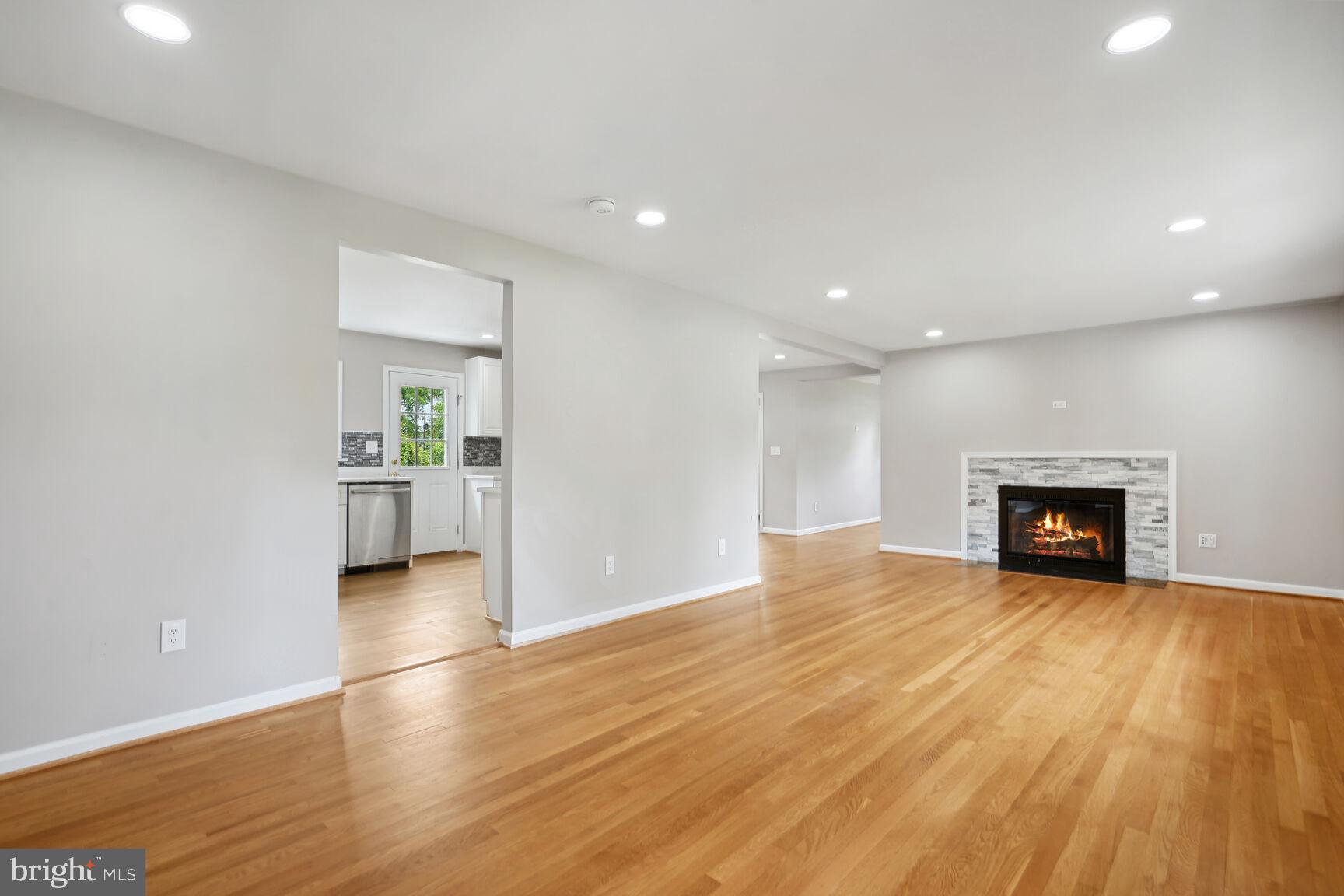 8420 Rambler Drive Adelphi, MD 20783 - Photo 7 of 29 Living Room w/ Fireplace