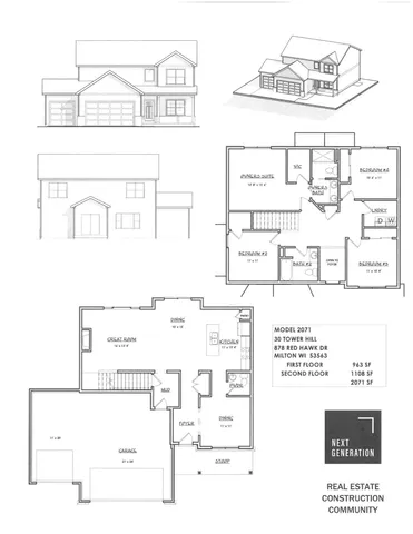 $459,900 | 878 Red Hawk Drive, Milton, WI 53563