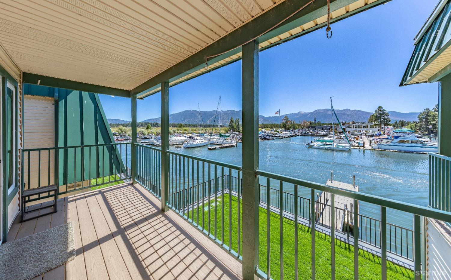 439 Ala Wai Boulevard, Unit 121 South Lake Tahoe, CA 96150 - Photo 20 of 35 a view of a balcony with wooden floor