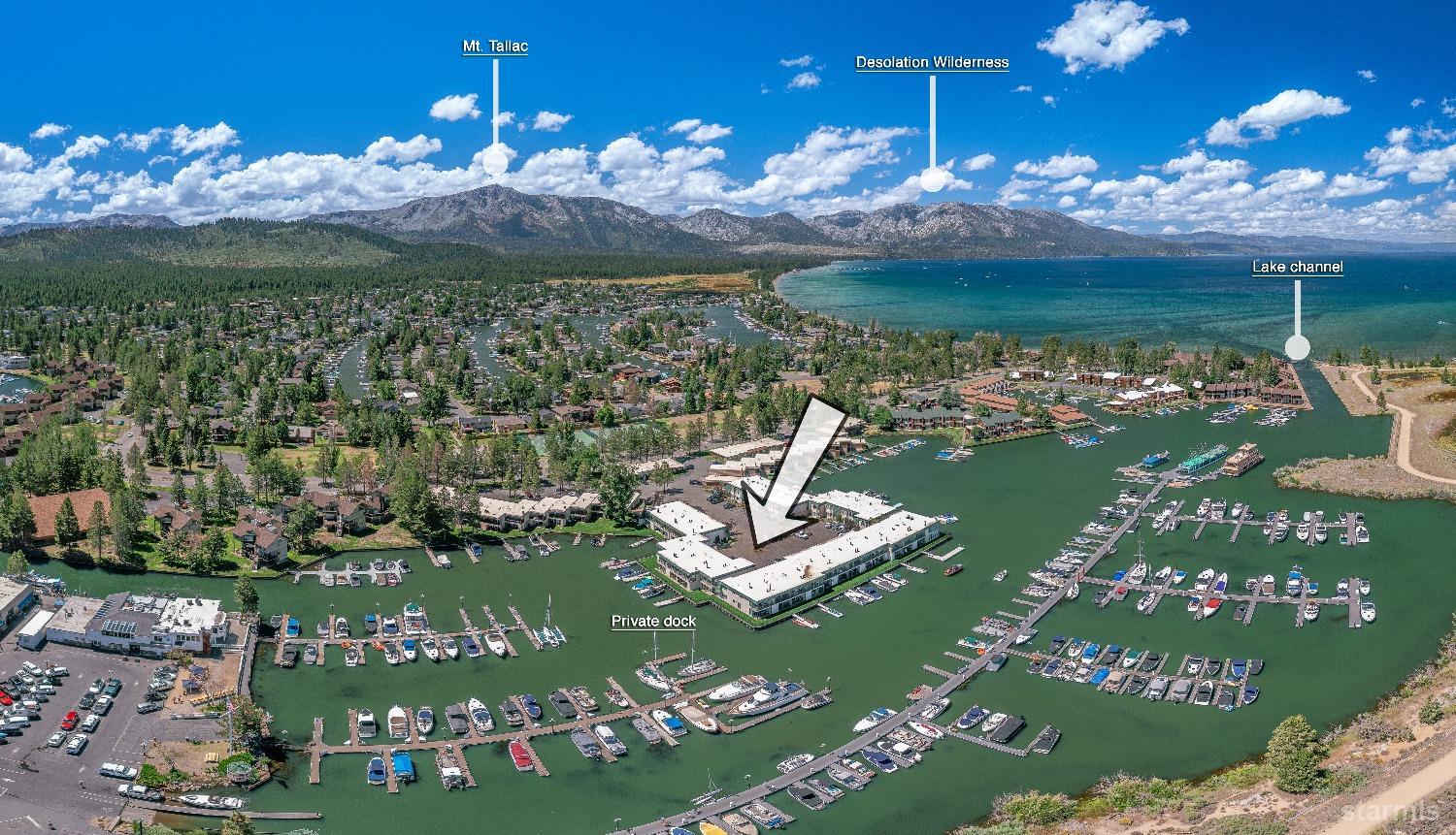 439 Ala Wai Boulevard, Unit 121 South Lake Tahoe, CA 96150 - Photo 30 of 35 a view of a lake from a city