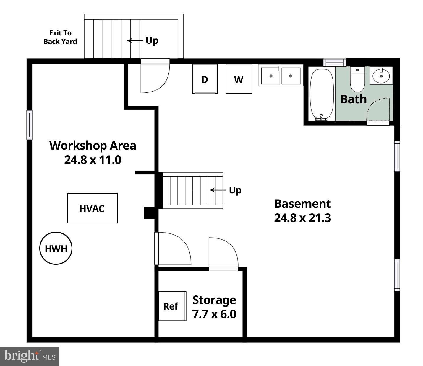 2845 West George Mason Road Falls Church, VA 22042 - Photo 34 of 34 Lower Level Floorplan