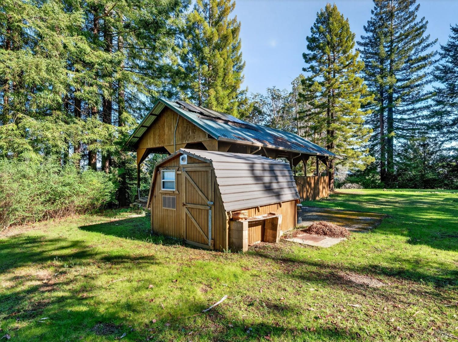 22510 Fort Ross Road Cazadero, CA 95421 - Photo 2 of 22 a front view of a house with a yard