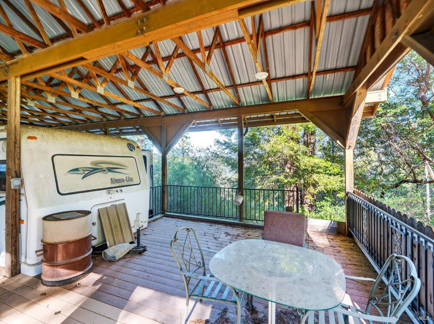 22510 Fort Ross Road Cazadero, CA 95421 - Photo 5 of 22 a view of porch with seating space