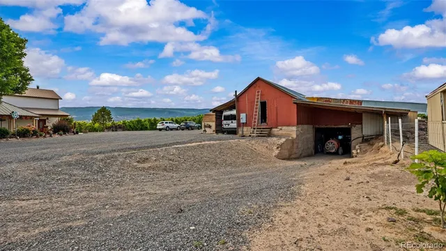 a view of a house with a patio